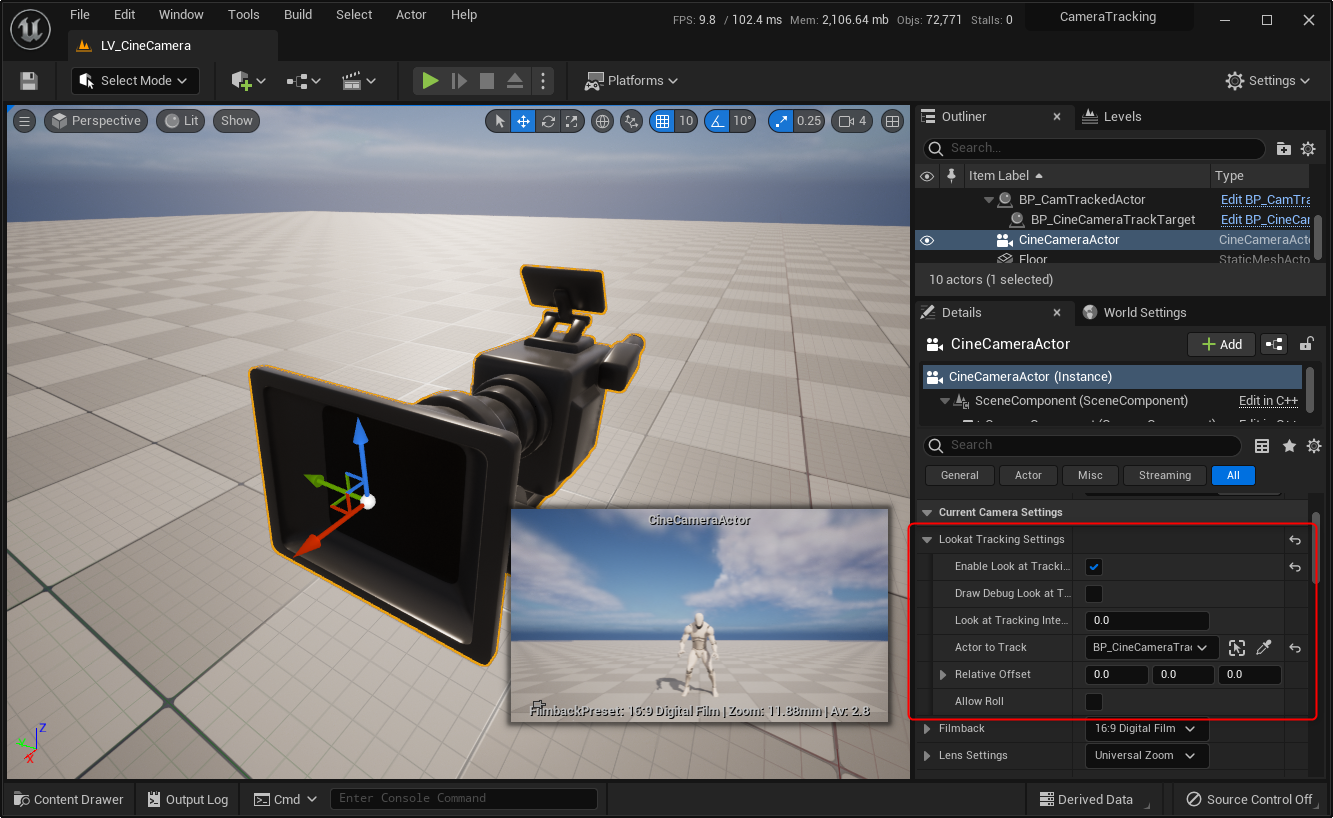 CameraでActorを追尾(Tracking)する方法について · hakobuneworks CameraでActorを追尾(Tracking)する方法について · hakobuneworks